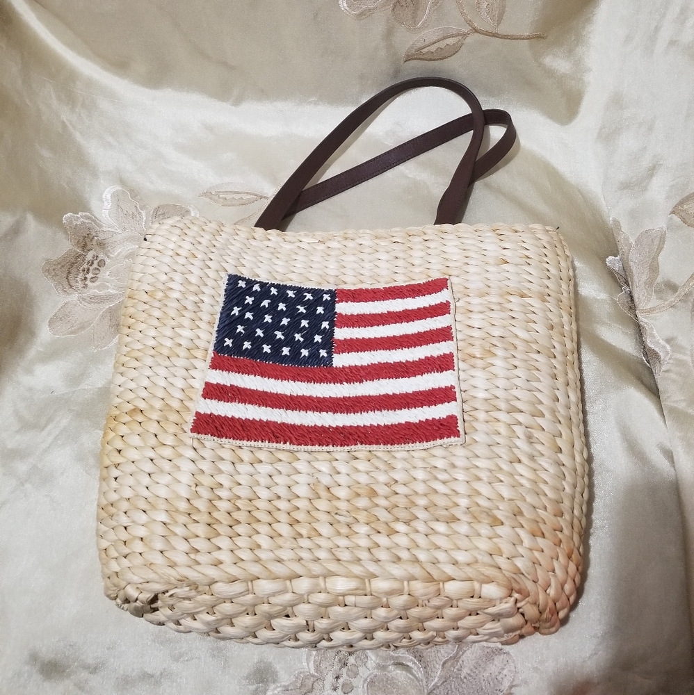 American flag bag